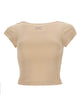 Jean Paul Gaultier Top With Logo Patch