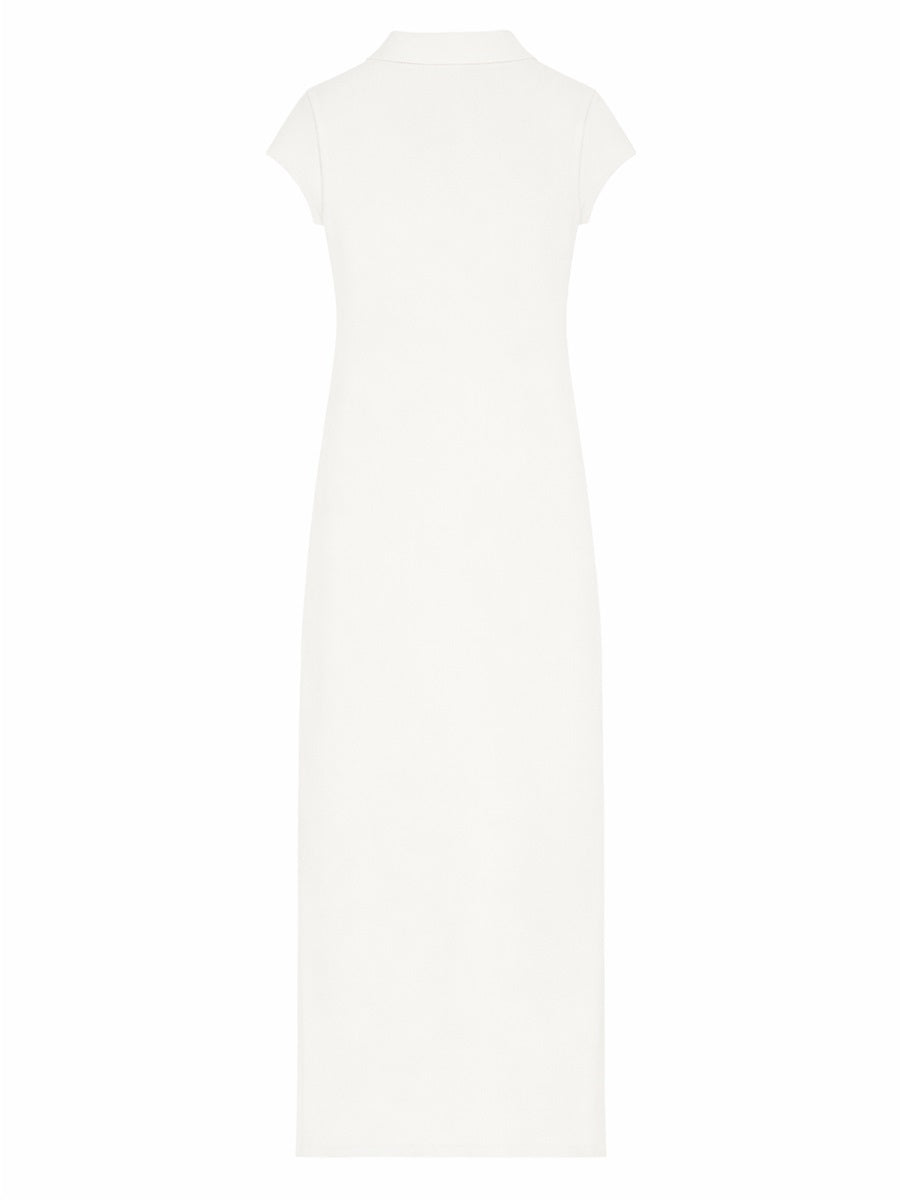 Courreges Long Sports Polo Shirt Dress