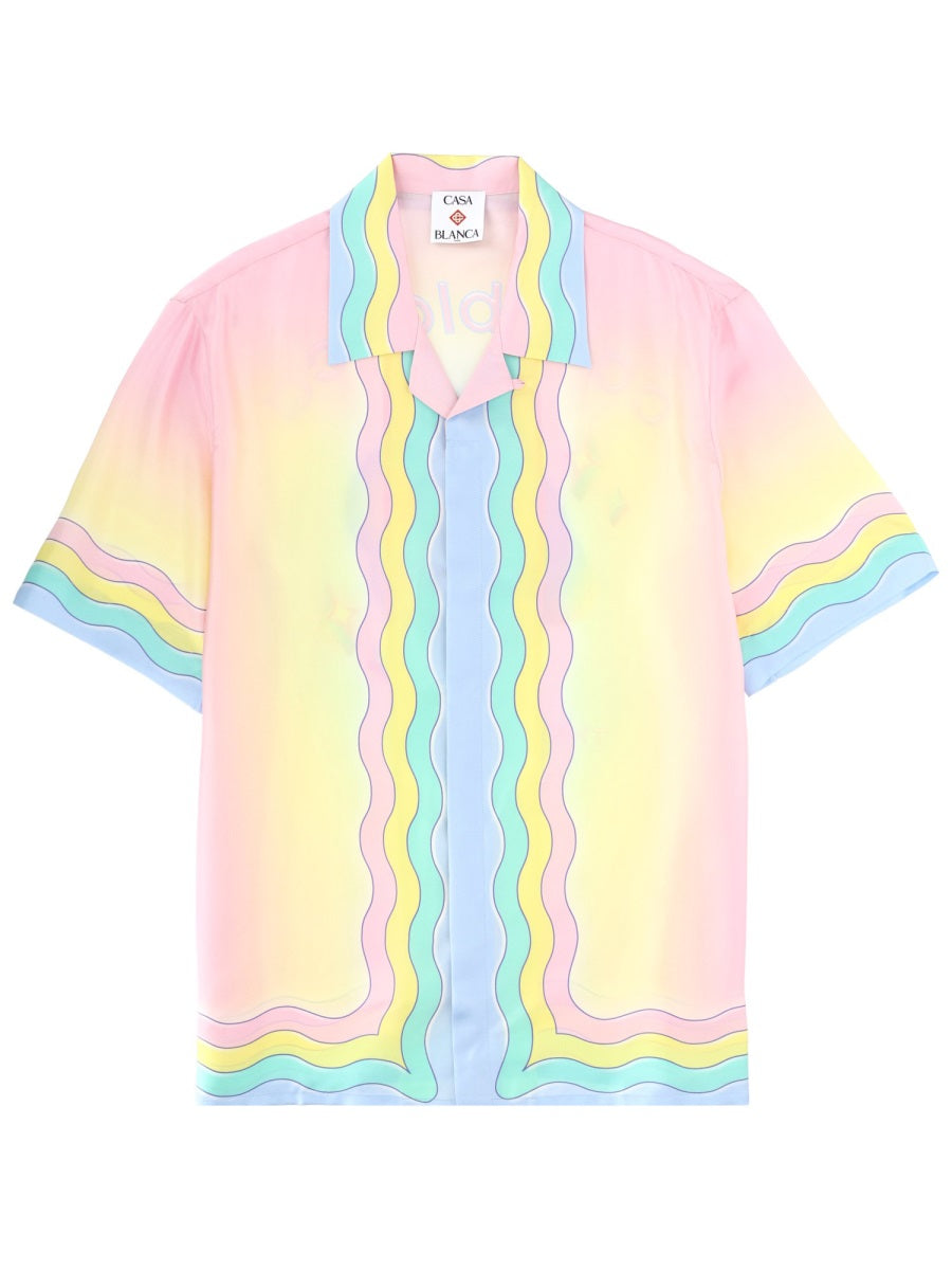 Casablanca "Flaming Tennis Ball" Shirt
