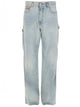 Msgm Blue Cotton Trousers