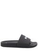 Msgm Black Pvc Sandals