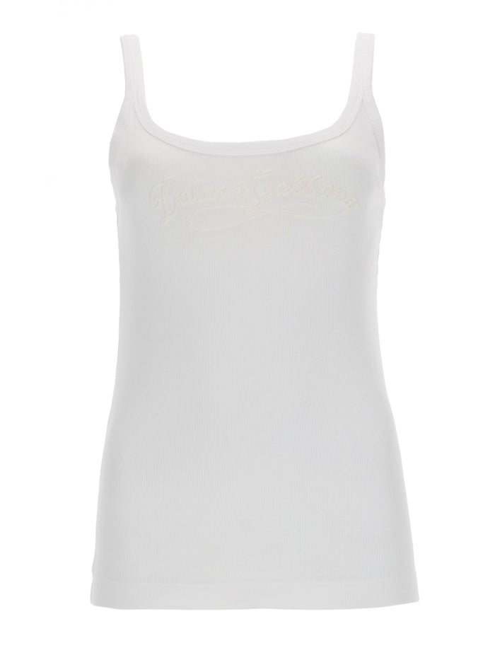 Dolce & Gabbana Tank Top With Logo