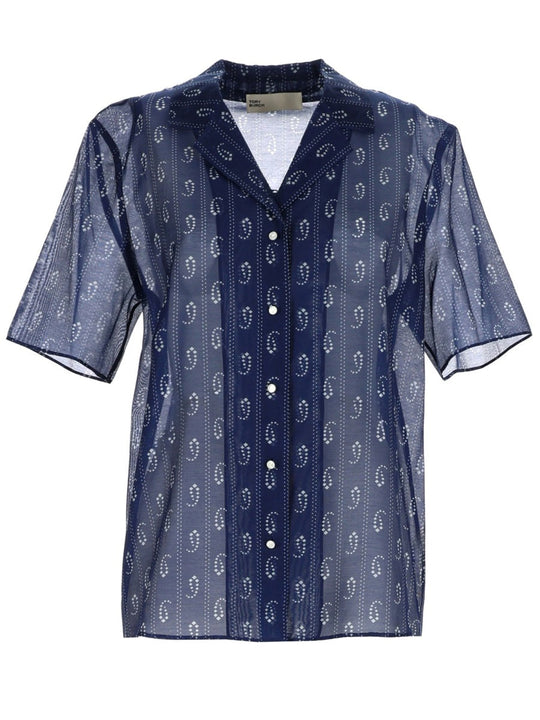 Tory Burch "Paisley" Print Shirt