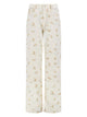 Msgm Pantalone Con Motivo Floreale