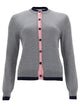 Msgm Cardigan Con Dettaglio Doppio Bordo