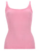 Msgm Tank Top In Viscosa