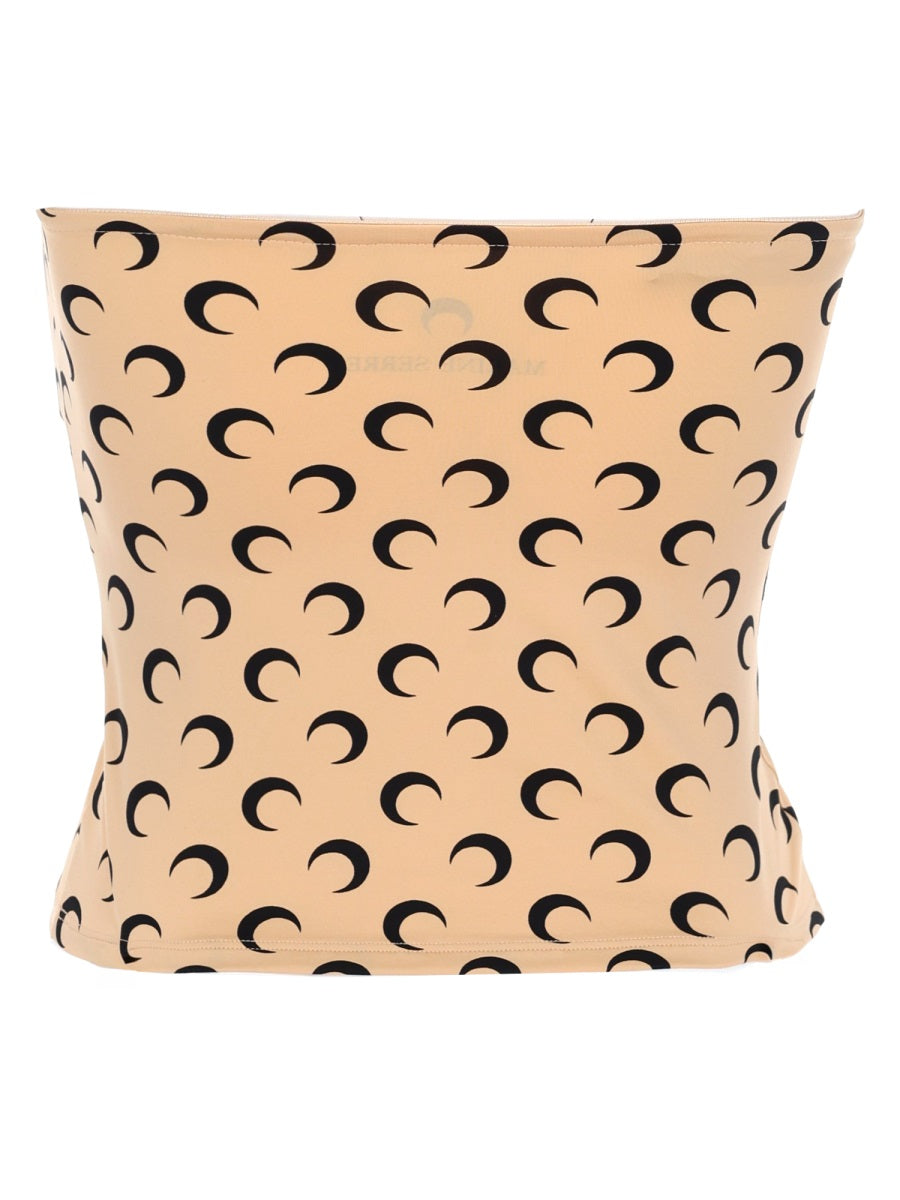 Marine Serre "Moon" Bustier Top