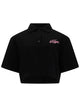 Msgm Polo Crop Con Logo