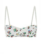 Tory Burch Floral Print Bikini Top