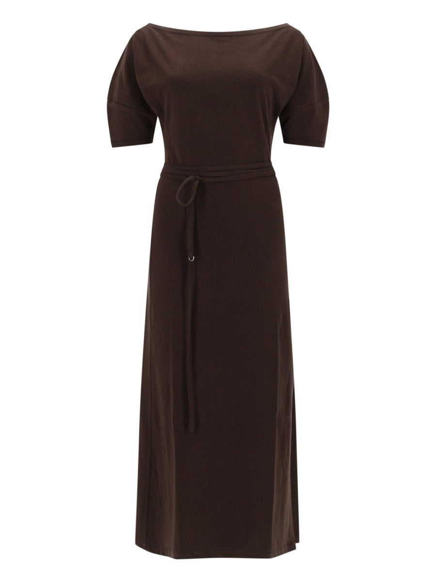 Lemaire Cotton And Linen Midi Dress