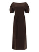 Lemaire Cotton And Linen Midi Dress