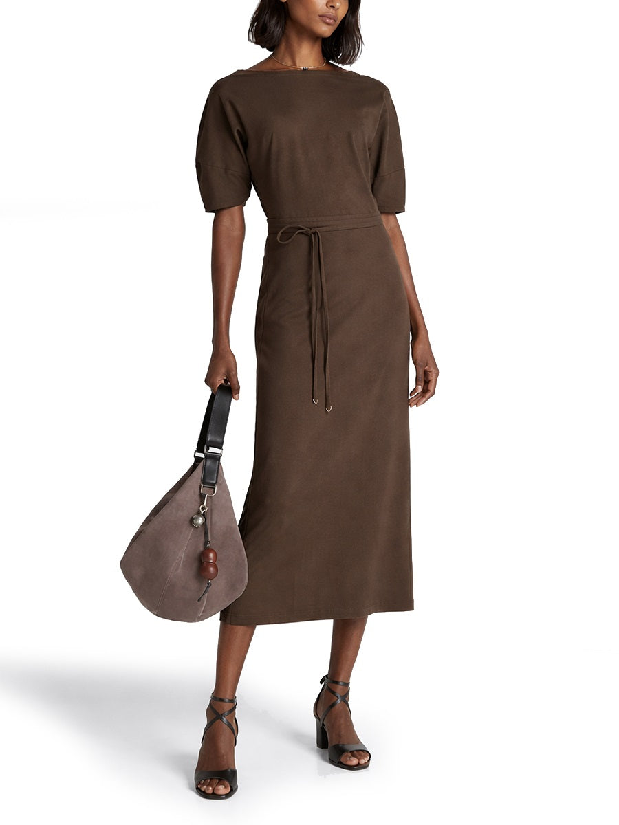 Lemaire Cotton And Linen Midi Dress