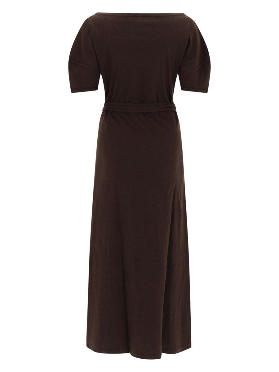 Lemaire Cotton And Linen Midi Dress