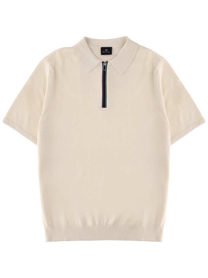 Ps By Paul Smith Zip Polo.