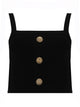 Balmain Top With Jewel Buttons