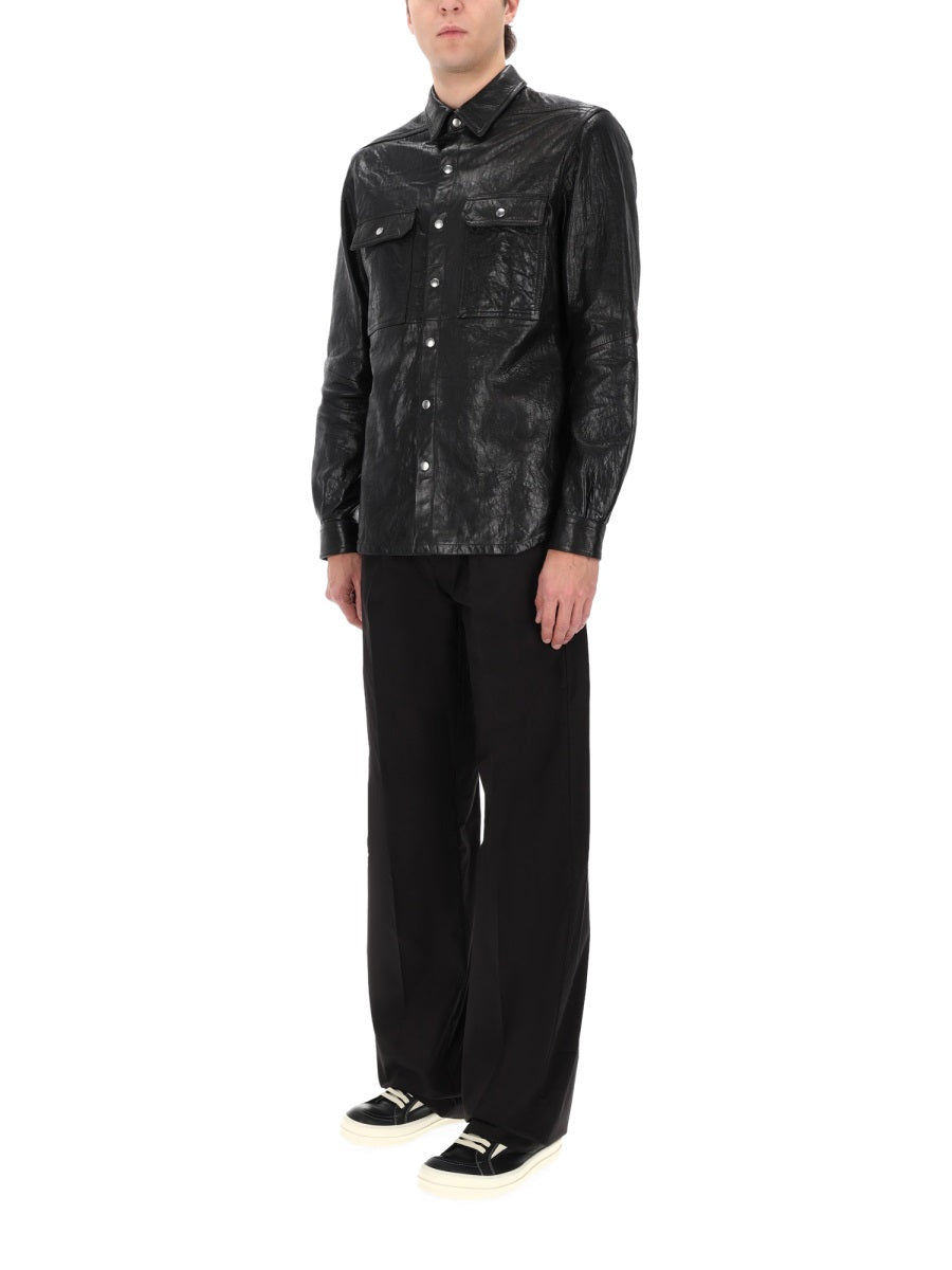 Rick Owens Leather Jacket