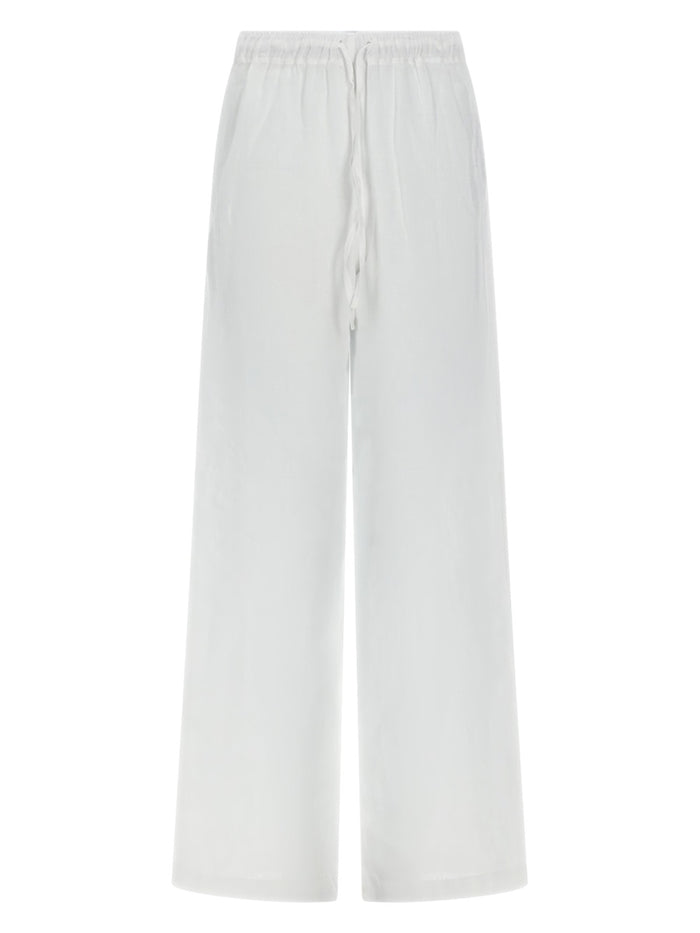 120% Lino Pantalone Ampio In Lino