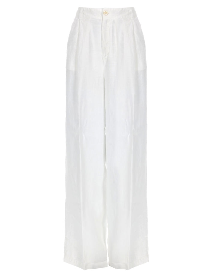 120% Lino Pantalone In Lino