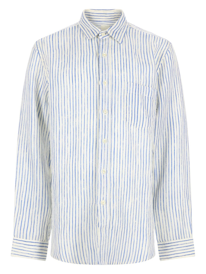 120% Lino Camicia In Lino