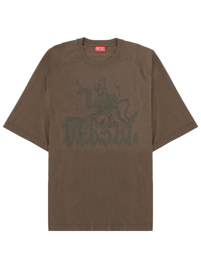 Diesel T-Shirt "Jussi" Con Logo