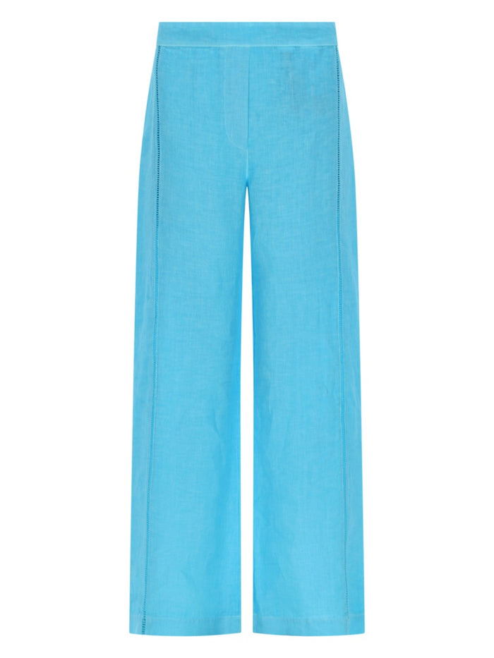 120% Lino Pantalone Ampio In Lino