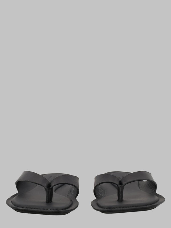 Mm6 Maison Margiela Sandalo Infradito "Anatomic" In Pelle