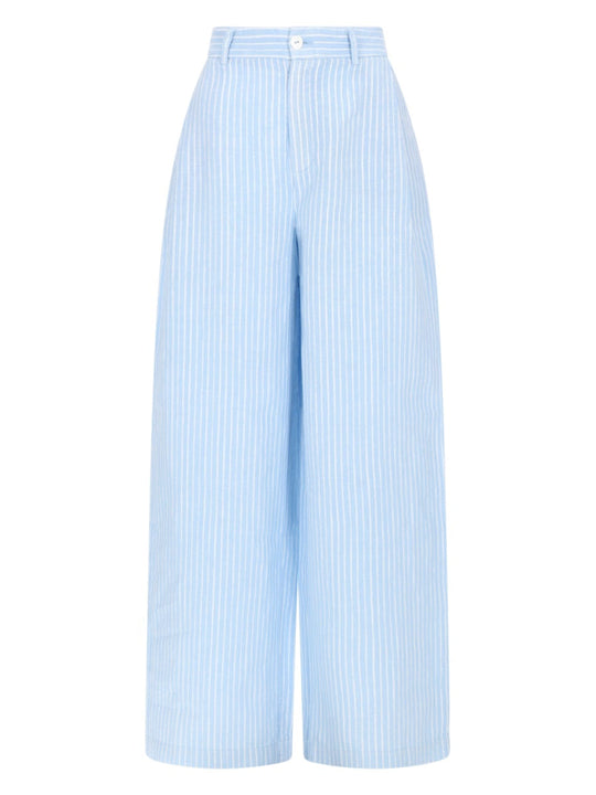 120% Lino Pantalone In Lino