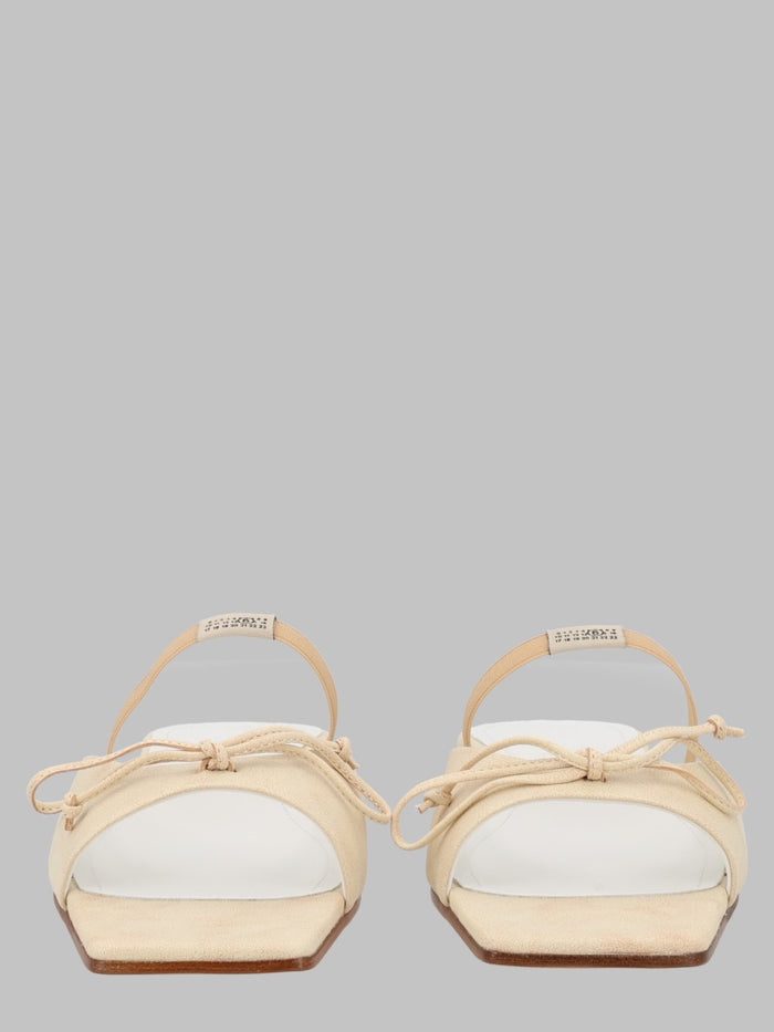 Mm6 Maison Margiela Sandalo Slingback Con Dettaglio A Fiocco