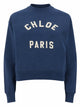 Chloé Cotton Fleece Logo Pullover