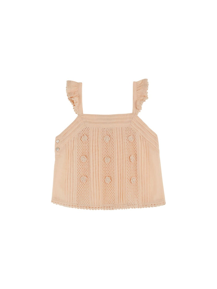 Emile & Ida Top Con Dettagli Crochet