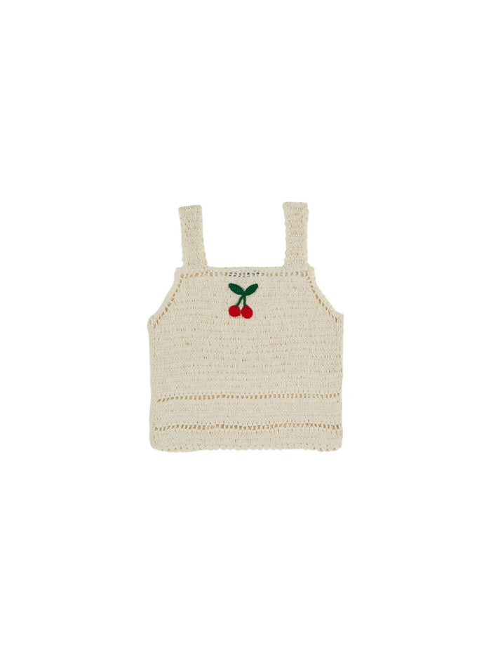 Emile & Ida Top Crochet Con Ciliegie