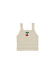 Emile & Ida Top Crochet Con Ciliegie