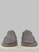 Boss Mocassino In Pelle Scamosciata Con Logo