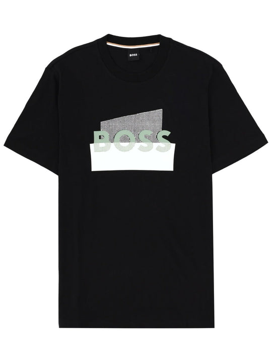 Boss Logo Print T-Shirt