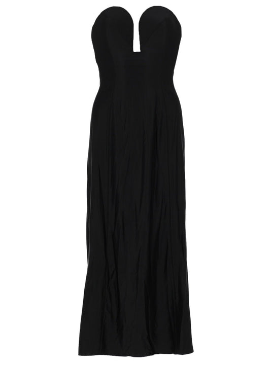 Rabanne Abito Midi Con Bustier Strutturato A Forma Di Cuore