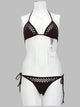 The Attico Bikini "Il Primo Bagno" In Lycra Traforata