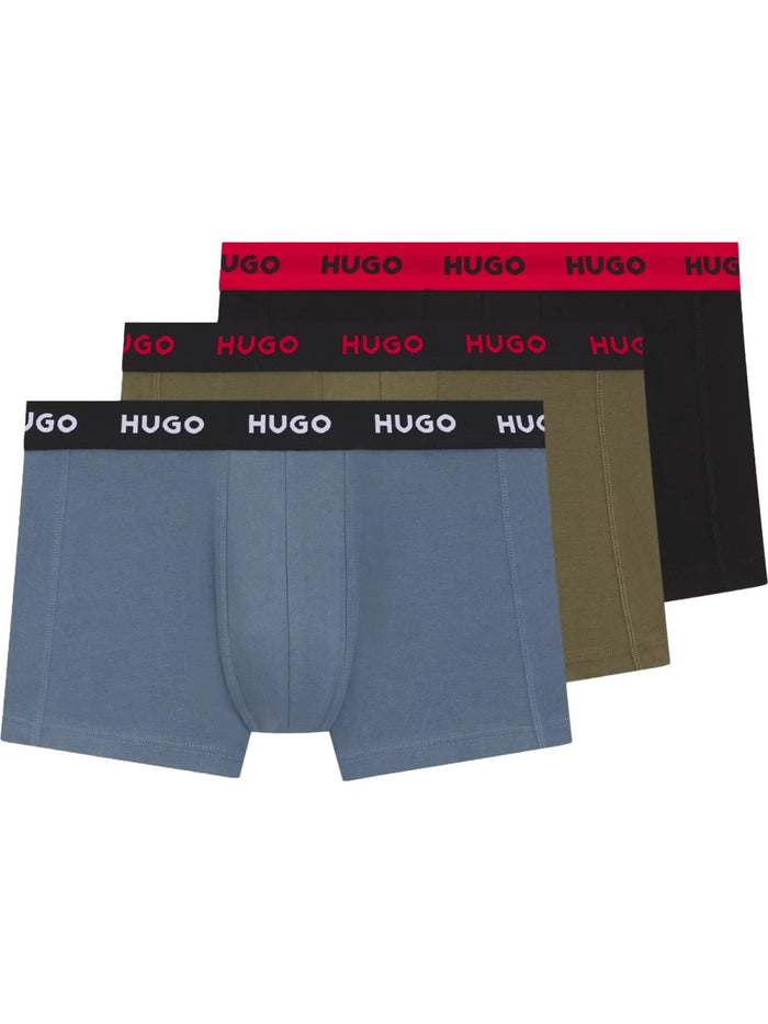 Hugo 3-Pack Boxer Shorts With Logo