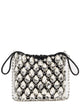 Self-Portrait Borsa Mini In Maglia Metallica Con Cristalli