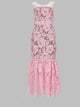 Self-Portrait Abito Midi In Crochet
