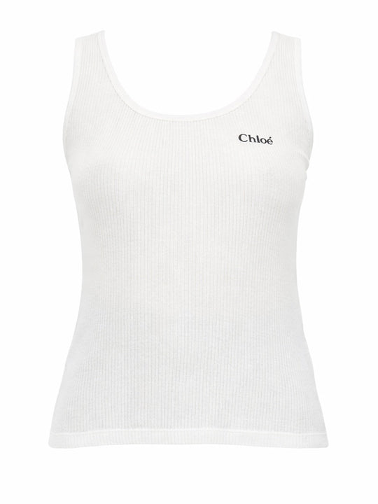 Chloé Tank Top With Logo