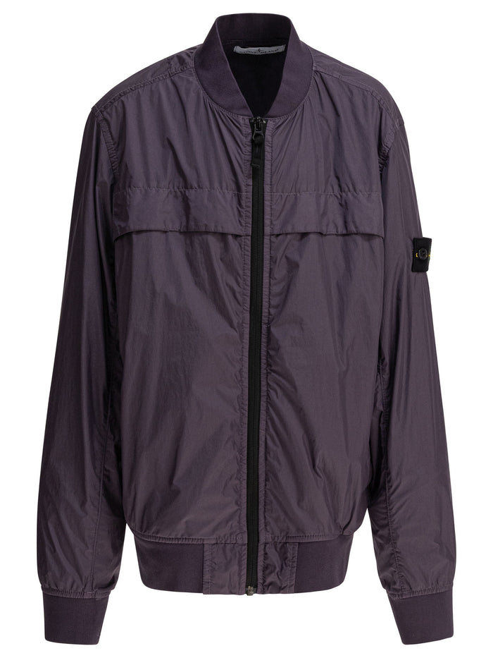 Stone Island Kids Purple Polyamide Jacket