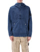 Stone Island Blue Denim Jacket With Zip