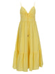 Michael By Michael Kors V-Neck Midi Dress