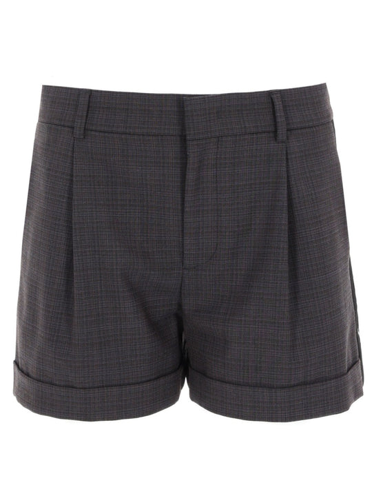 Moschino Shorts With Logo Ribbon