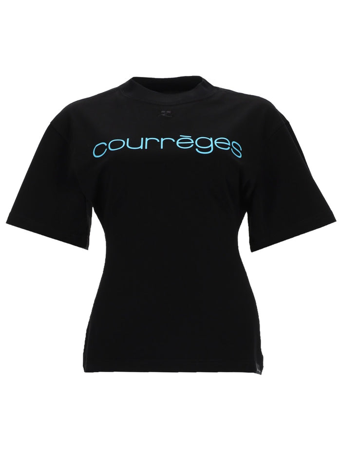 Courreges T-Shirt Con Logo