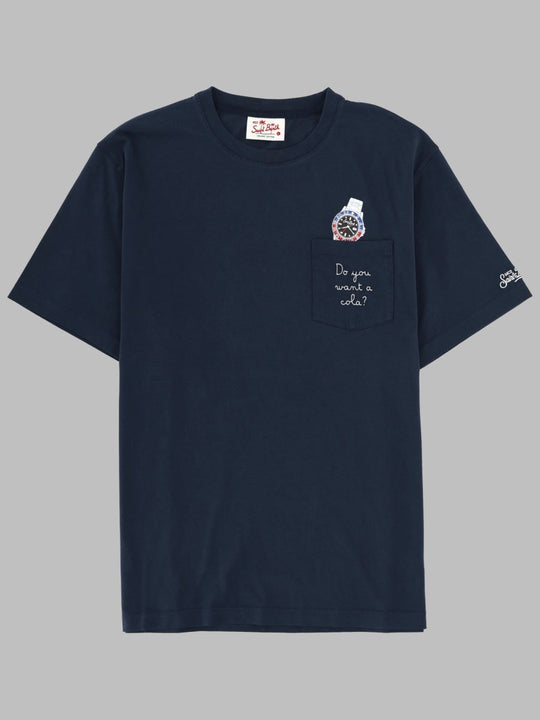 Mc2 Saint Barth T-Shirt Con Ricamo