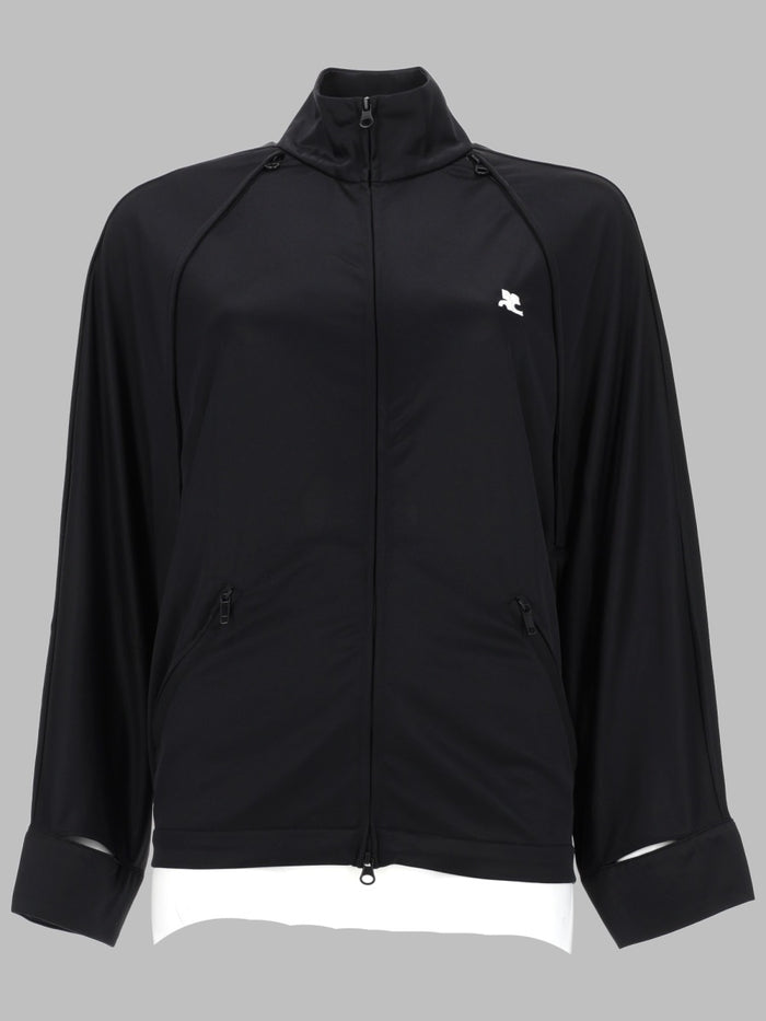 Courreges Giacca Track Con Maniche Cut-Out
