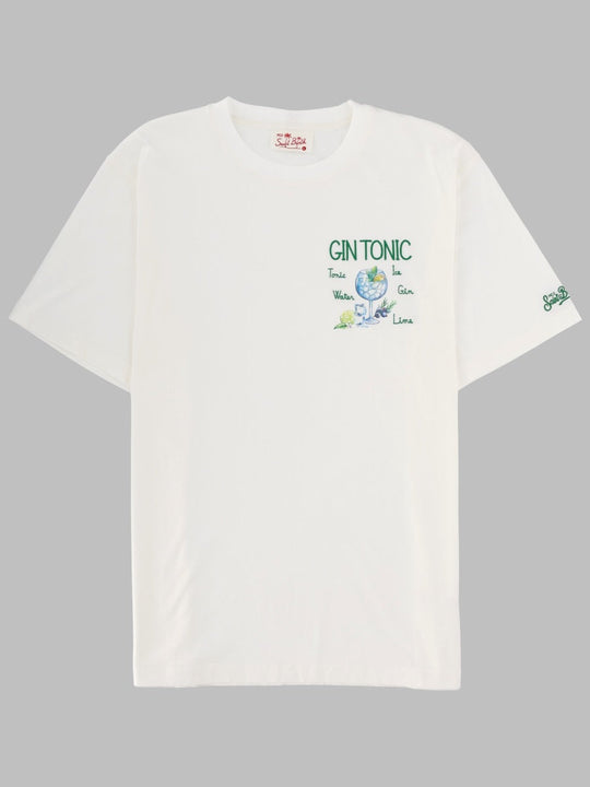 Mc2 Saint Barth T-Shirt Con Ricamo