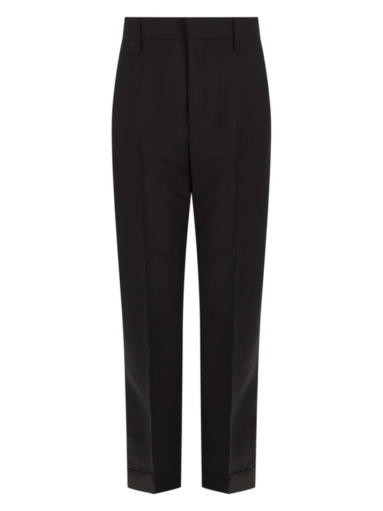 Versace Pantalone In Lana E Mohair