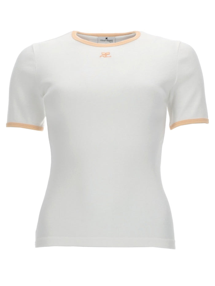 Courreges T-Shirt Con Logo